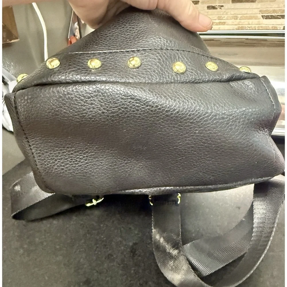 Juicy Couture Black Backpack Wallet Set Gold Studs Logo Lined Y2K Style